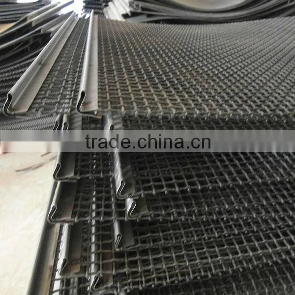 hook with steel reinforced mine mesh screen