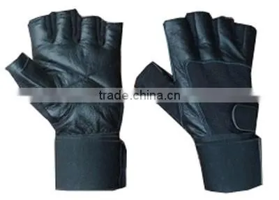 hot sale weightlifting gloves with wrist strap