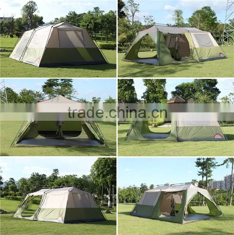 12 Person Camping Hiking Teepee Fishing Shade Big Play Shelter Luxury Hotel Family Tent