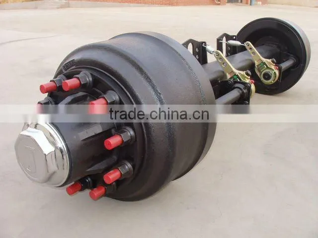 fuwa standard trailer axle for heavy drmper truck trailer
