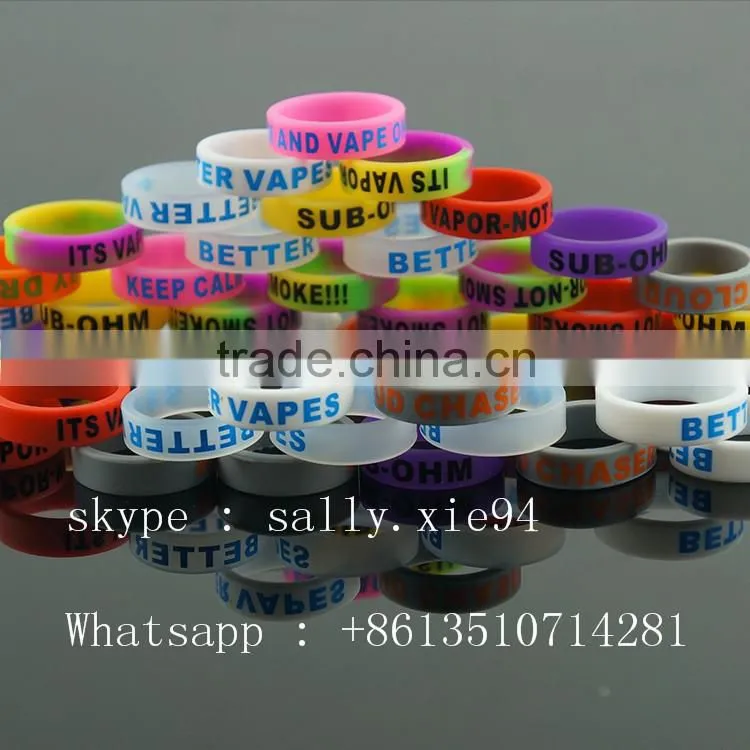 silicone vape band checp vape band circle ring nonstick silicone vape band