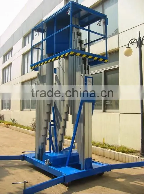 Mobile electric aluminum aerial lifting work platform