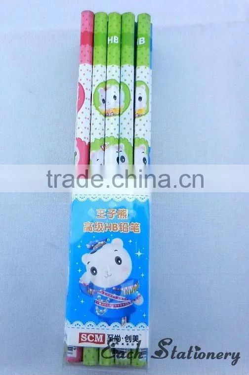 20pcs 7"Shrink Film green Hb Pencil