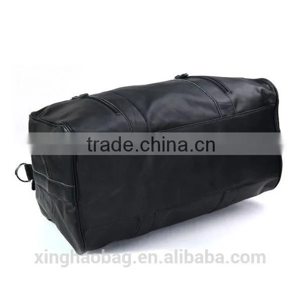 High quality leather travel luggage bags made in china