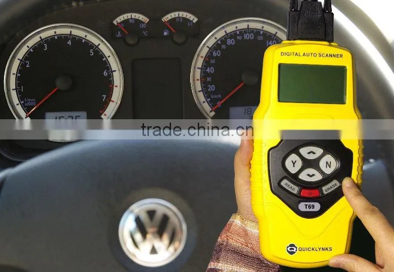 Highend diagnostic scan tool / universal auto code reader T69- data print out,updateable online