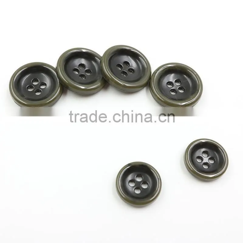 Sedex Audited Factory 2 Pillar imitation corozo 4 holes fire proof urea button, urea button for suit