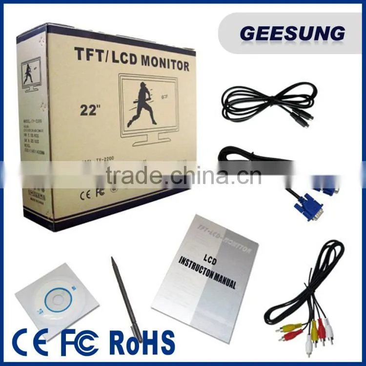 19 inch LCD touch screen monitor -1366*900 resolution & VGA
