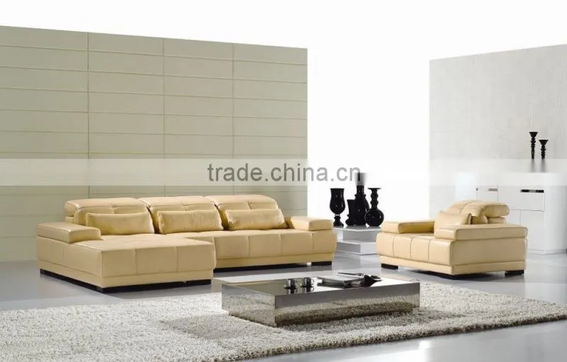 Unique design living room sofa set with PU cover KW358