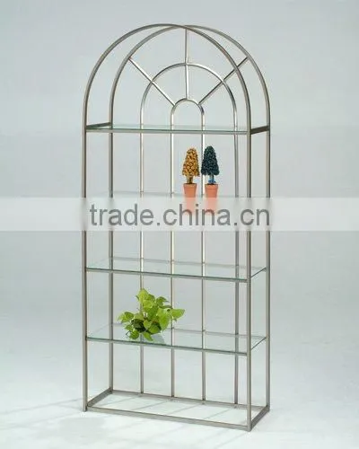 Metal modern display shelf, book case