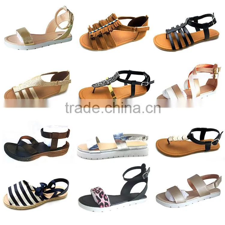 TPR Sole wedge sandals
