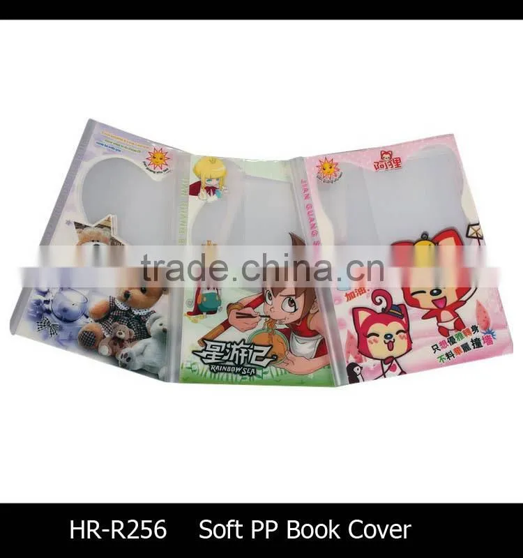 Colored transparent clear book cover