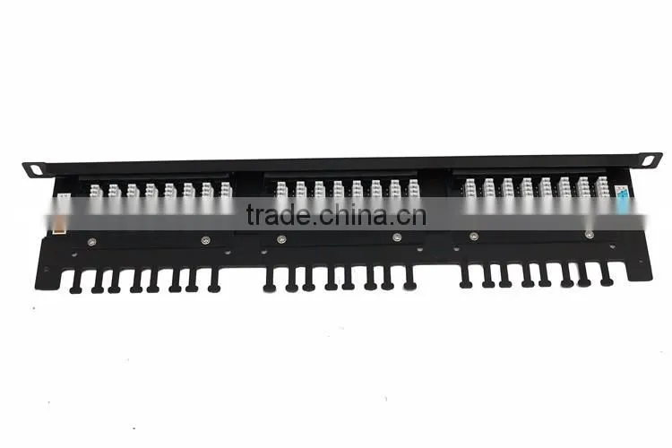 19 inch patch panel, cat6 patch, 0.5u height utp network panels