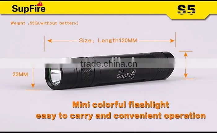 SupFire S5-XPE LED Camping Torch Light