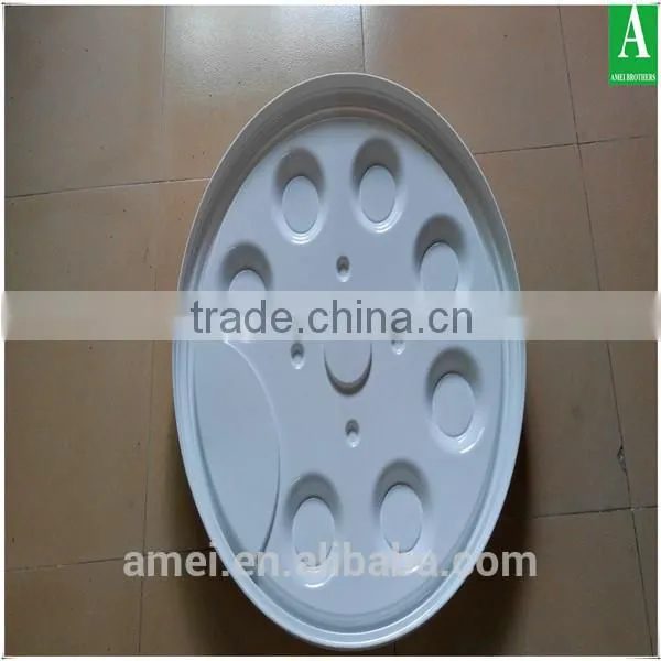 Large white ABS vacuum forming plastic decorative wall
