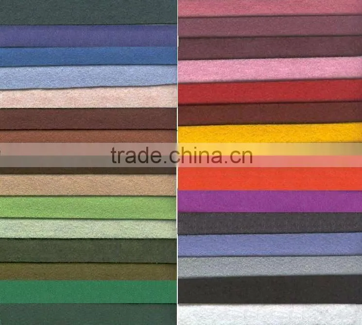 Wool And polyester Nonwoven Fabirc For Shoe Material