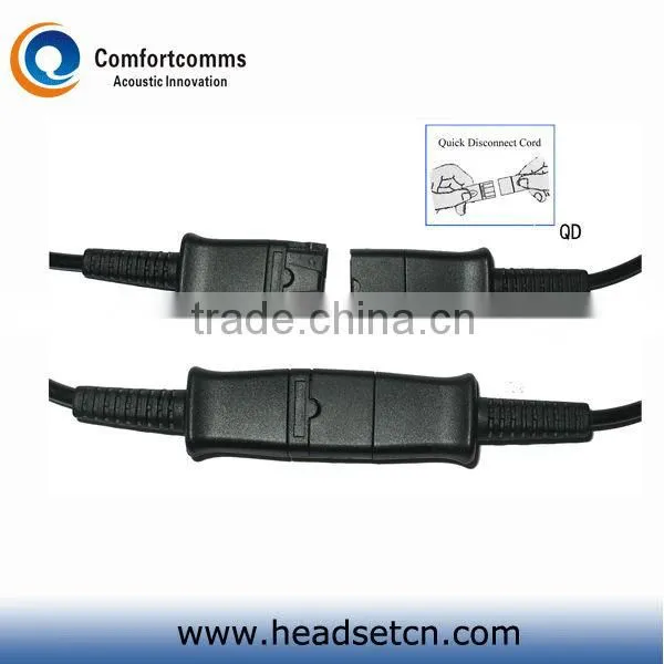 Monaural noise cancelling USB headset call center