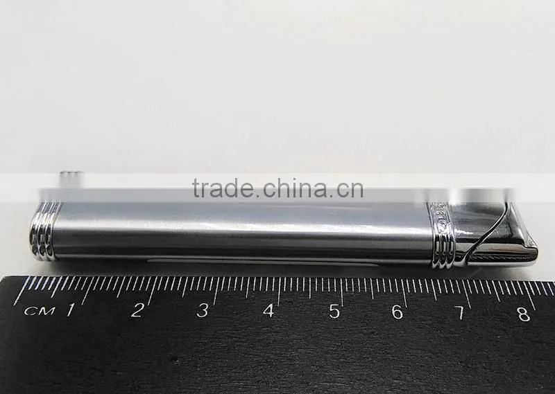 Portable designer cigarette gold lighter