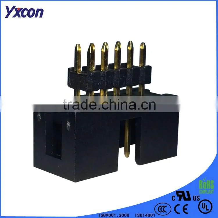 Dongguan Yxcon 2.54mm pitch dual layer dual row straight box header connector