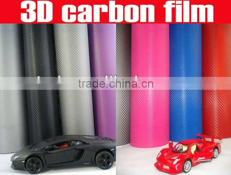 carbon fiber car cover vinyl film, car wrapping film