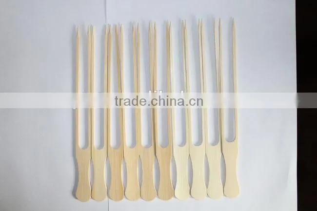 Flower fruit bamboo fork
