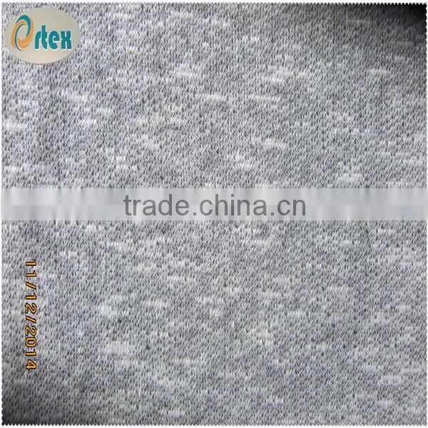 CVC slub french terry fabric for sweater
