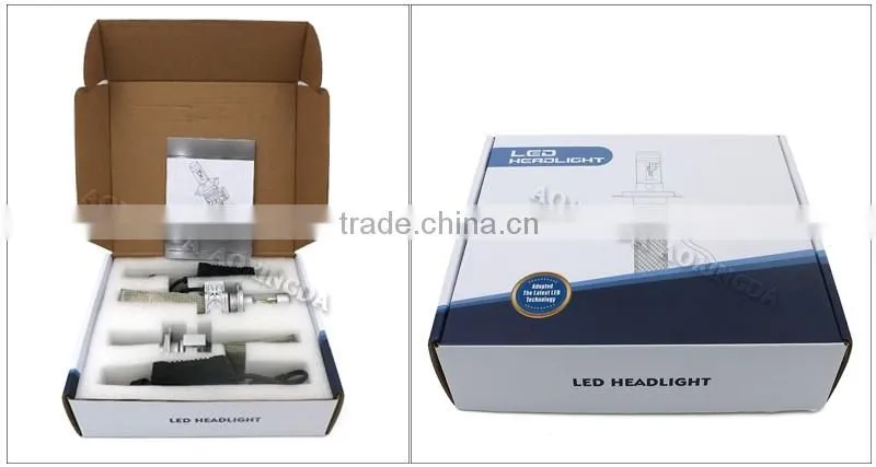 AOXINGDA 2016 newest LED headlight G5S H8 H11 4000LM LED headlight with PHI ZES chip