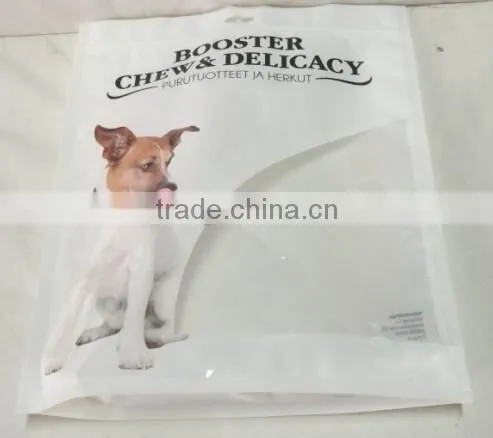 1KG-6KG Standing Up Pet Food Bags With Handle