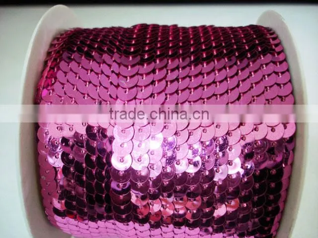 silver base color glass sequins trim 8# 16C-18C