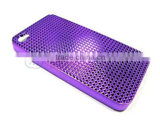 case for apple iphone4 4g, Plastic Crystal Case Diamond Metal Color for iphone4,for iphone 4 accessories