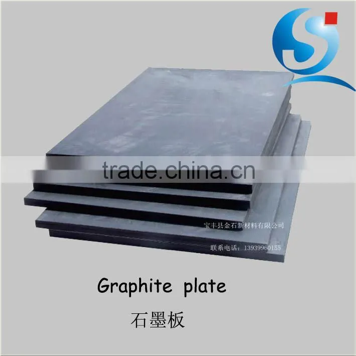 Graphite block and graphite rod