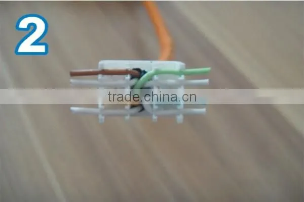 RJ45 Cat6 FTP Toolless Keystone Jack