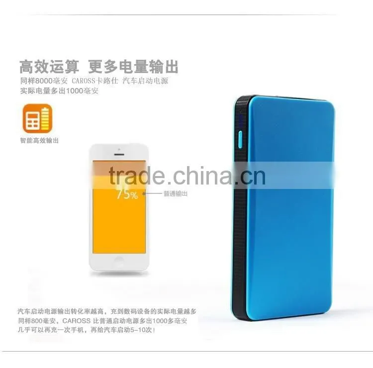 8000mAh emergency starting power supply for automobile
