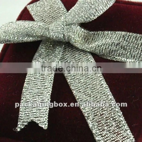 New Christmas velvet single ring box