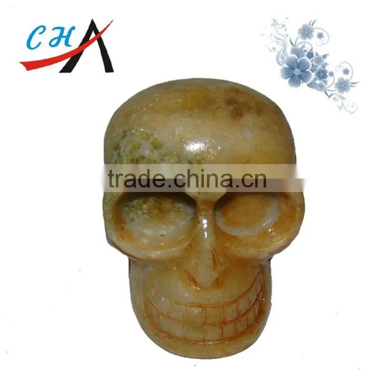 2.0" Black Obsidian Carved Crystal Skull, Realistic