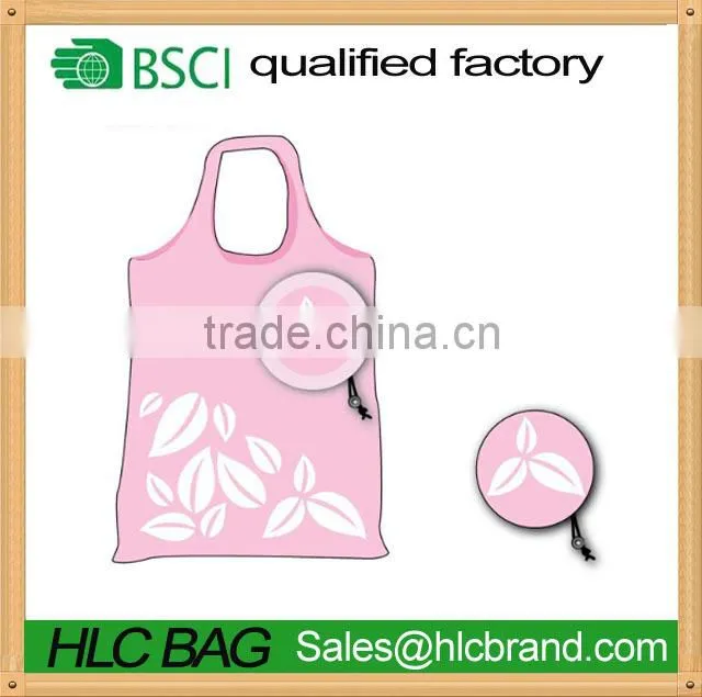 Supermarket ALDI nylon foldable shopping cheap bag from xiamen