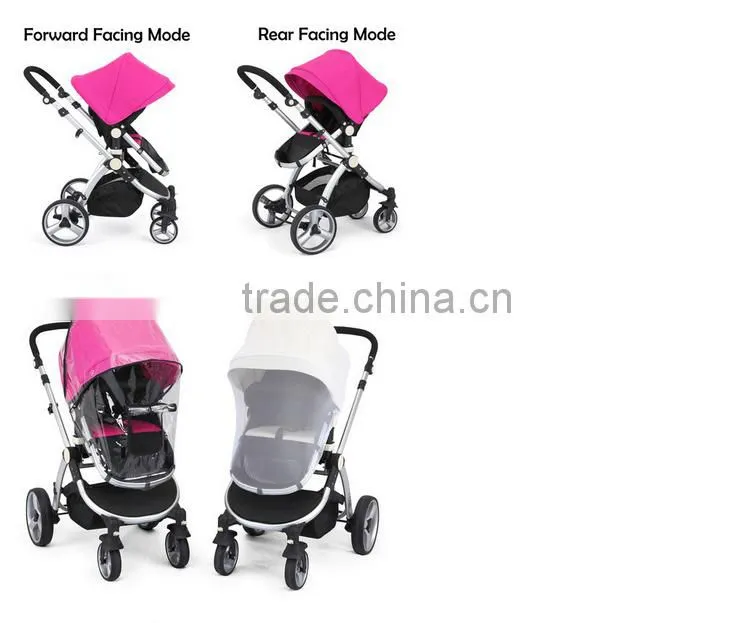 3 In 1 baby stroller/pram set,2016 Multi-function wholesale baby stroller pram