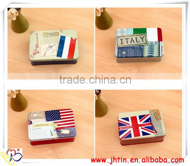 small rectangular tin boxes full color printing alibaba factory china