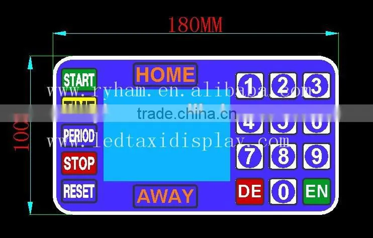 Led Basketball Scoreboard with shot clock / 24'' Scoreboard /Shot clock