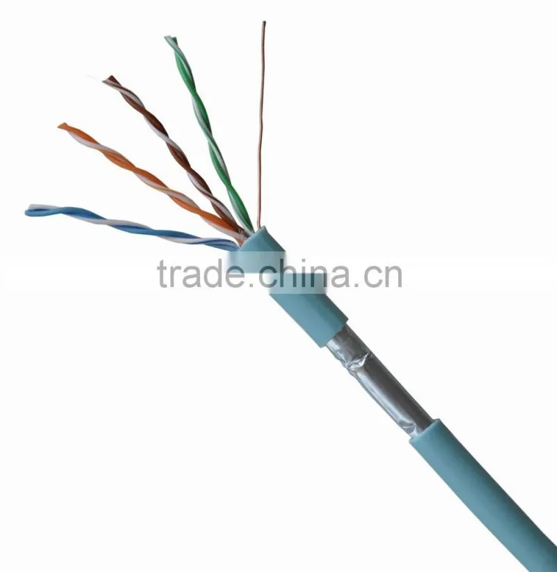 high quality PVC Jacket FTP Cat5e/cat6 Lan cable/network cable