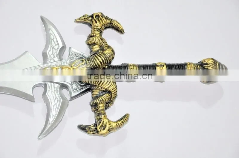 World of Warcraft Animation Sad PU Sword, Sheep Head Sword Film Props, Simulation Model Military Weapons
