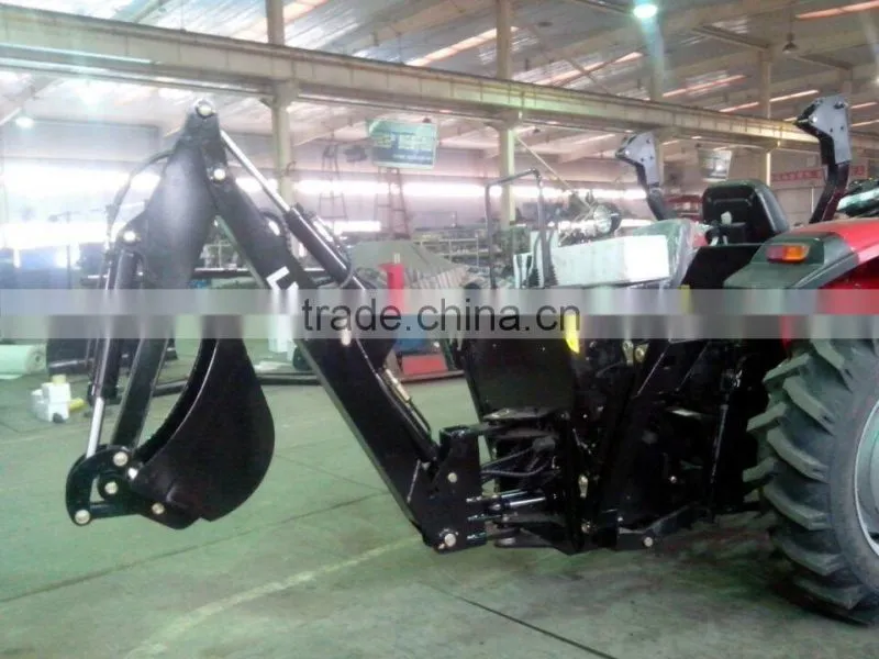QLN554 tractor with backhoe loader