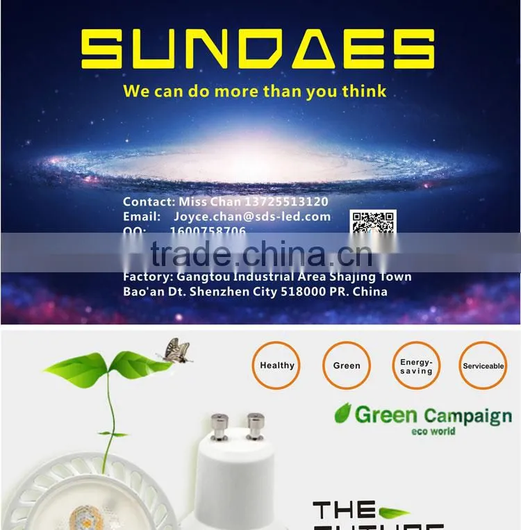 LED spotlight GU10 series 3W warm white cool white gu10 led spotlight spot bulb AC85-265V