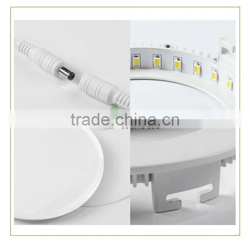 CE, RoHS, SAA round small flat 4w led panel light 3 years warranty