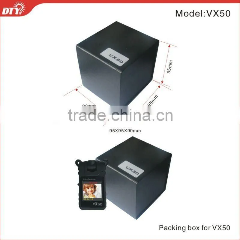 DTY VX50 portable dvr with screen ,wearable dvr Hot