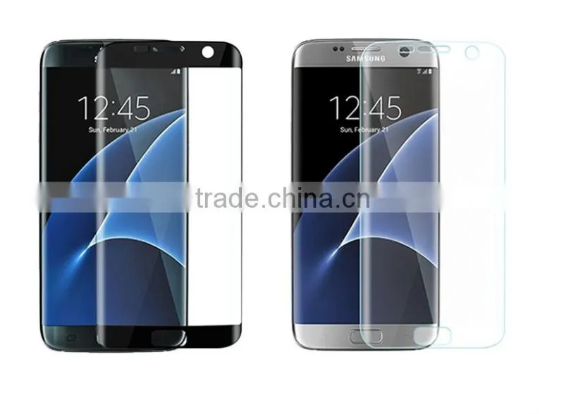 2016 New Arrival Full Cover 3D curved tempered glass screen protector For Samsung Galaxy s7 edge
