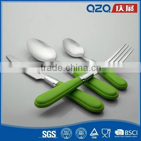 Antiskid easy to clean exquisite anti-scald kitchen knife fork spoon