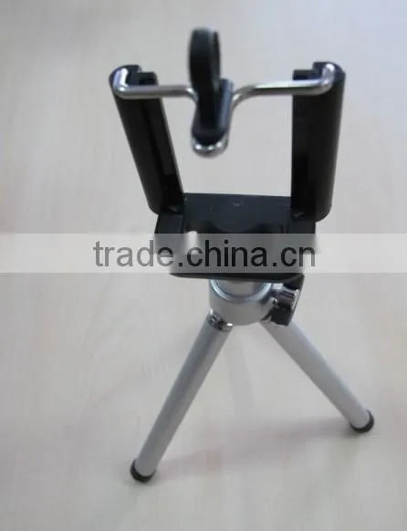 Black Metallic Flexible and Portable Tripod Stand Holder phone holder