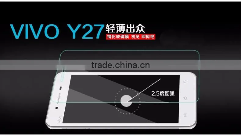 High Quality 9H Universal Clear Tempered Glass Screen Protector For Vivo Y27