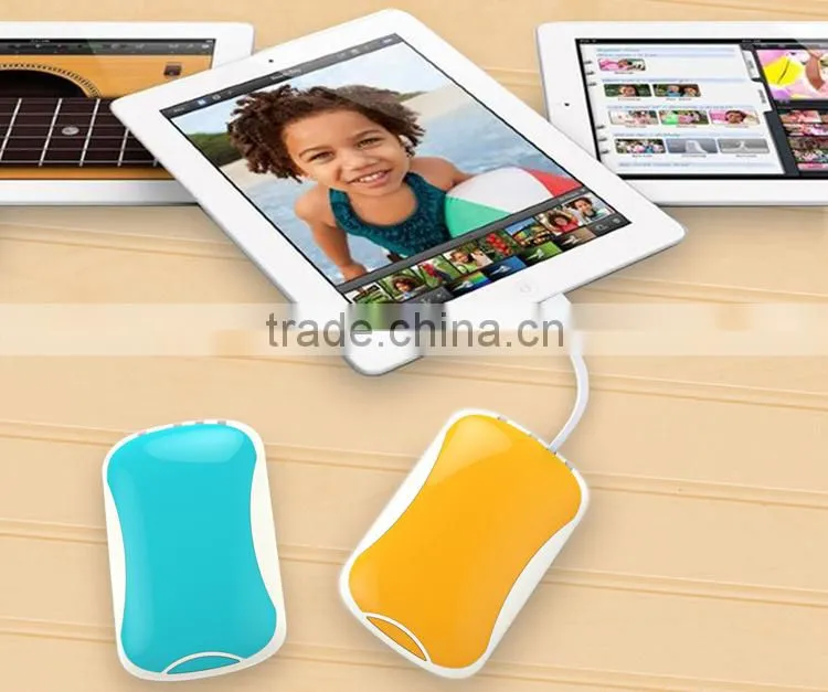manufactory 5000mah new powerbank built in 1 4 usb cable hided
