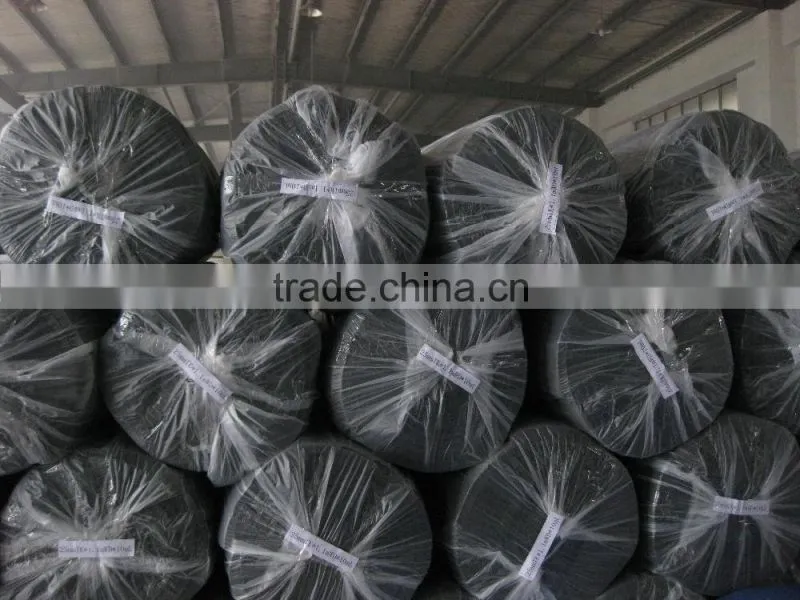 Black NBR-PVC fireproof nitrile foam rubber thermal insulation sheet